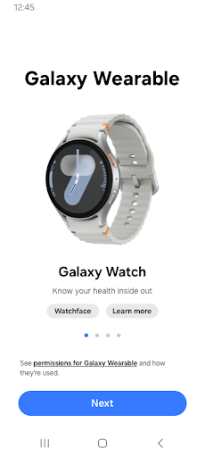 Galaxy Wearable (Samsung Gear) PC