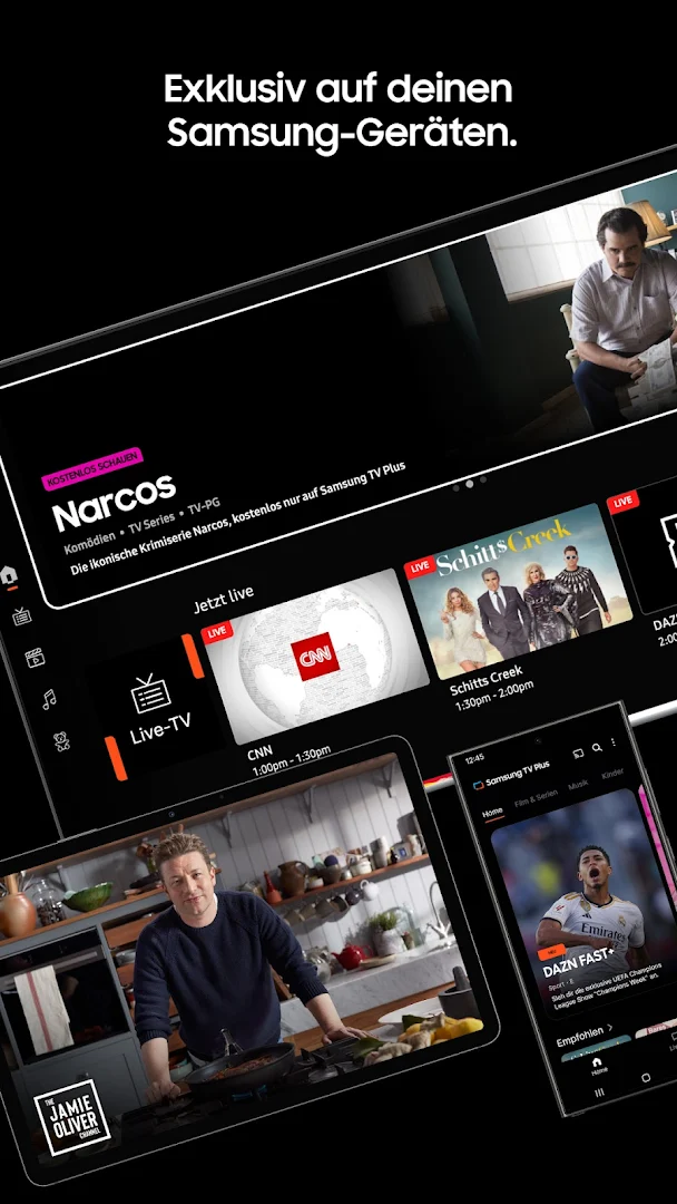 Samsung TV Plus: 100% kostenlos TV. PC