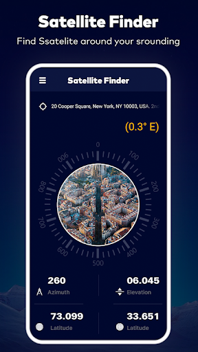 Satellite Finder Director: GPS الحاسوب