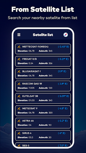 Satellite Finder Director: GPS الحاسوب