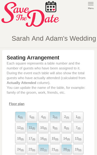 Save This Date - Wedding Rsvp PC