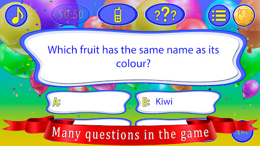 Kids Quiz Games: Millionaire PC