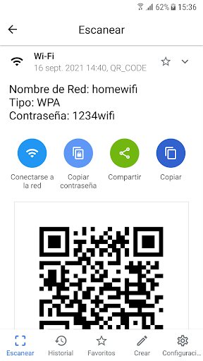 Lector de códigos QR y barras PC