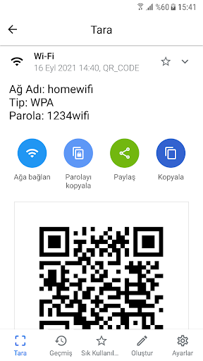 QR kod okuyucu