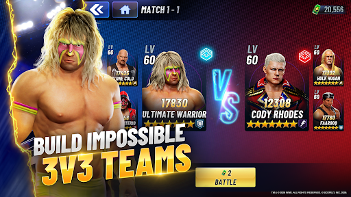 WWE Generations: 3v3 Team RPG