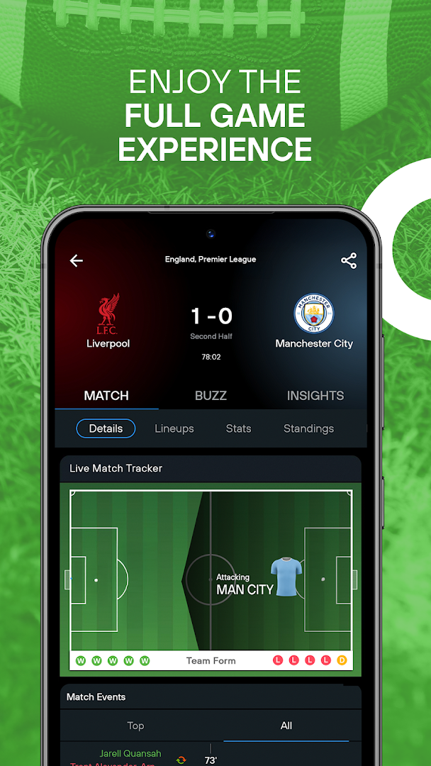 365Scores: Live Scores & Sports News PC