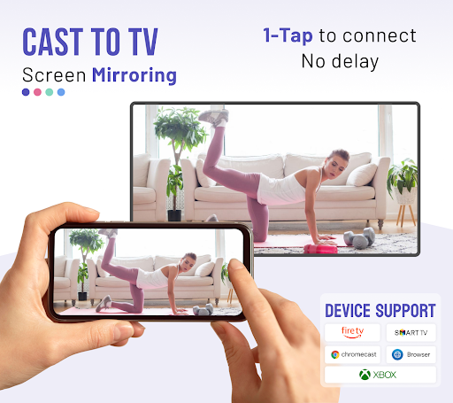 Cast to TV & Screen Mirroring PC