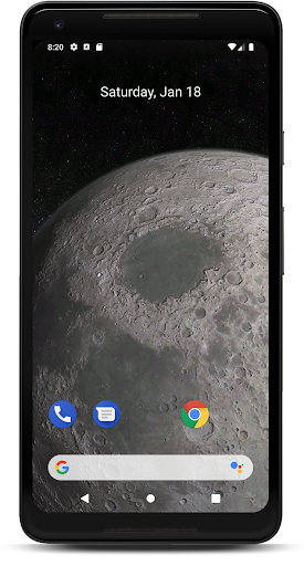 Luna 3D Sfondo animato