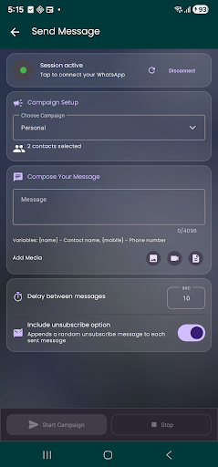 WB Bulk Sender & Group Manager پی سی