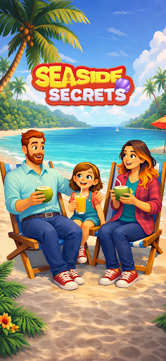 komputer Seaside Secrets: Merge & Story