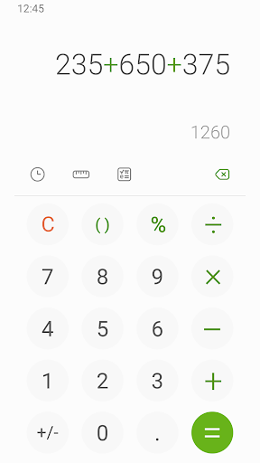 Samsung Calculator الحاسوب