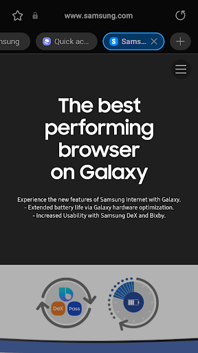 Samsung Internet 브라우저 베타 PC