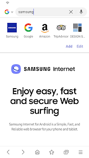 Samsung Internet 브라우저