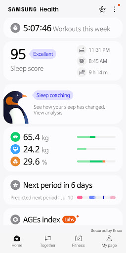 Samsung Health para PC