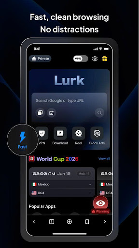 Lurk: Secure Private Browser الحاسوب