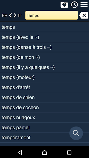 Dictionnaire Italien Français