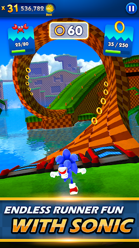 Sonic Dash - trò chơi đua xe PC