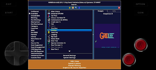 MAME4droid Current (0.289) PC