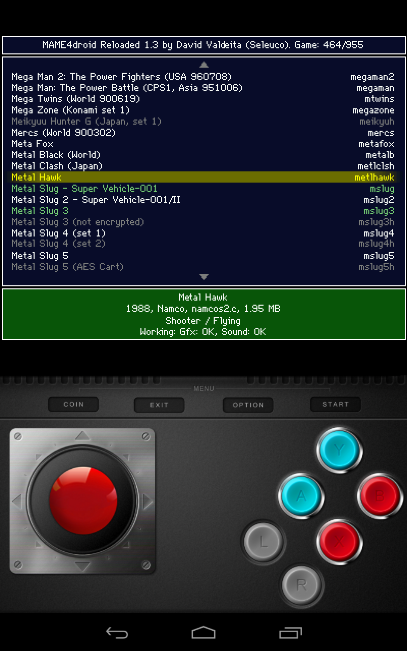 MAME4droid (0.139u1) PC