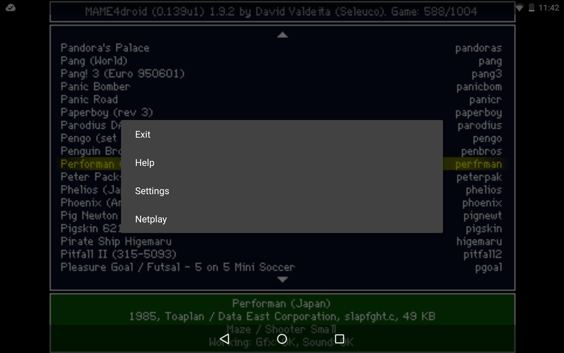 MAME4droid (0.139u1) PC