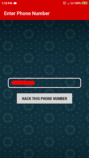 Phone Number Hacker Simulator