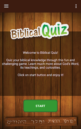 Biblical Quiz PC