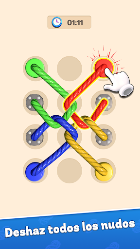 Tangle Rope 3D: Untwist Knots