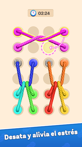 Tangle Rope 3D: Untwist Knots