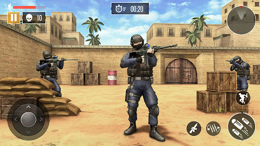 एफपीएस कमांडो सीक्रेट मिशन - फ्री शूटिंग गेम्स
