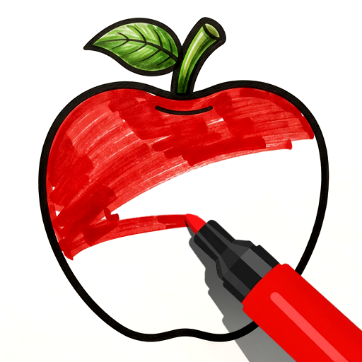 Coloring Page ASMR Drawing পিসি