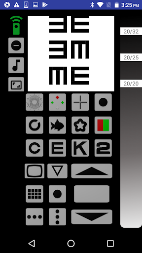 OptoCharts اختبار النظر الشامل الحاسوب