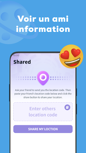 Partage de position PC