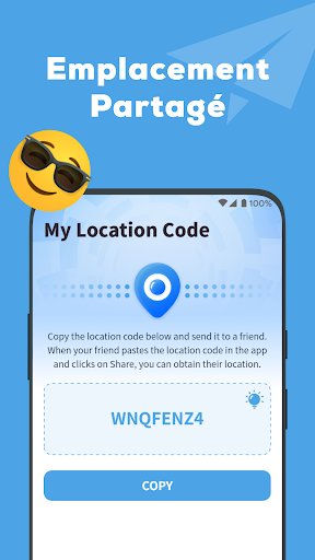 Partage de position PC