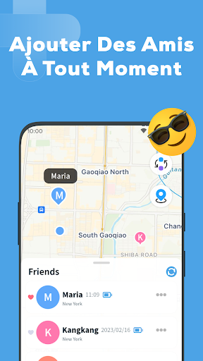 Partage de position PC