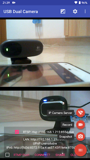 USB Dual Camera