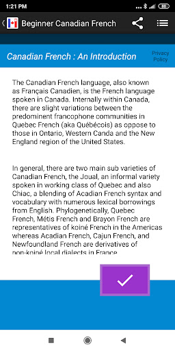 Beginner Canadian French PC