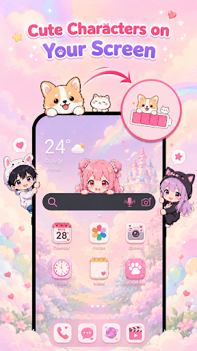 Emoji Battery & Shimeji Pets