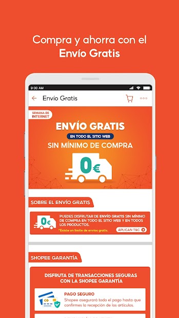 Shopee ES: Costo Cero de Envío PC