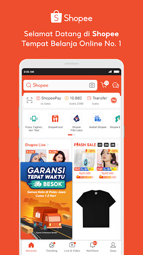 Shopee: Jual Beli Online پی سی