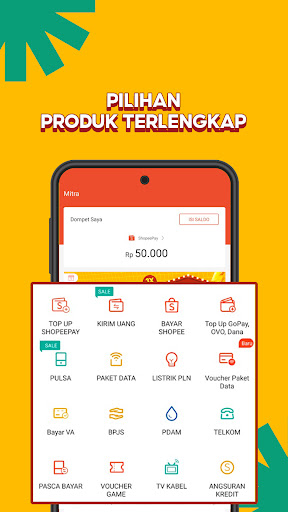 komputer Mitra Shopee: Kirim Uang, PPOB