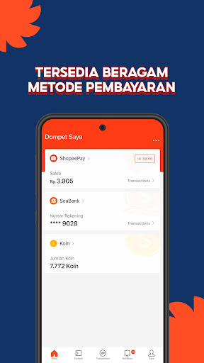 komputer Mitra Shopee: Kirim Uang, PPOB