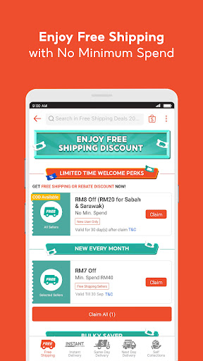 Shopee MY: No Shipping Fee