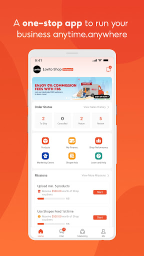 Shopee Seller Center PC版