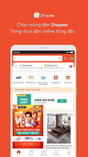Shopee: Mua và Bán trên Di động