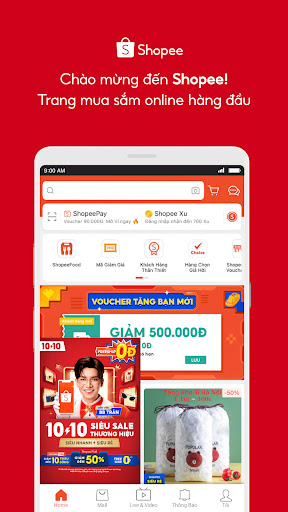 Shopee: Mua và Bán trên Di động