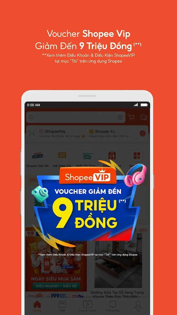 Shopee: Mua và Bán trên Di động PC