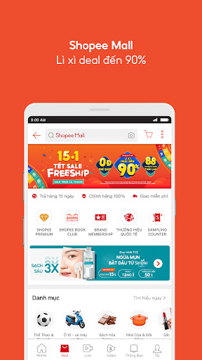 Shopee: Mua và Bán trên Di động