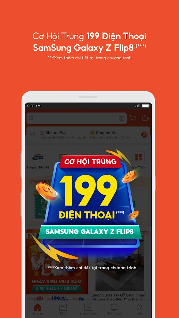 Shopee: Mua và Bán trên Di động PC