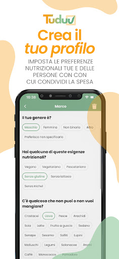 Tuduu: piani alimentari PC