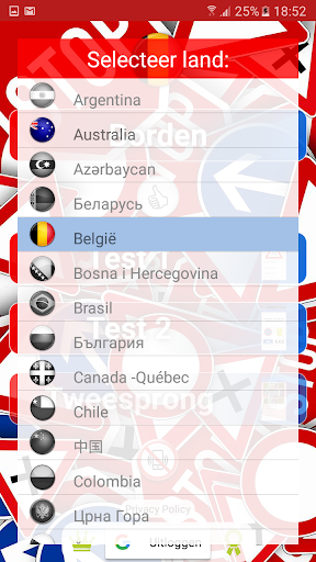 Verkeersborden  - NL en BE PC
